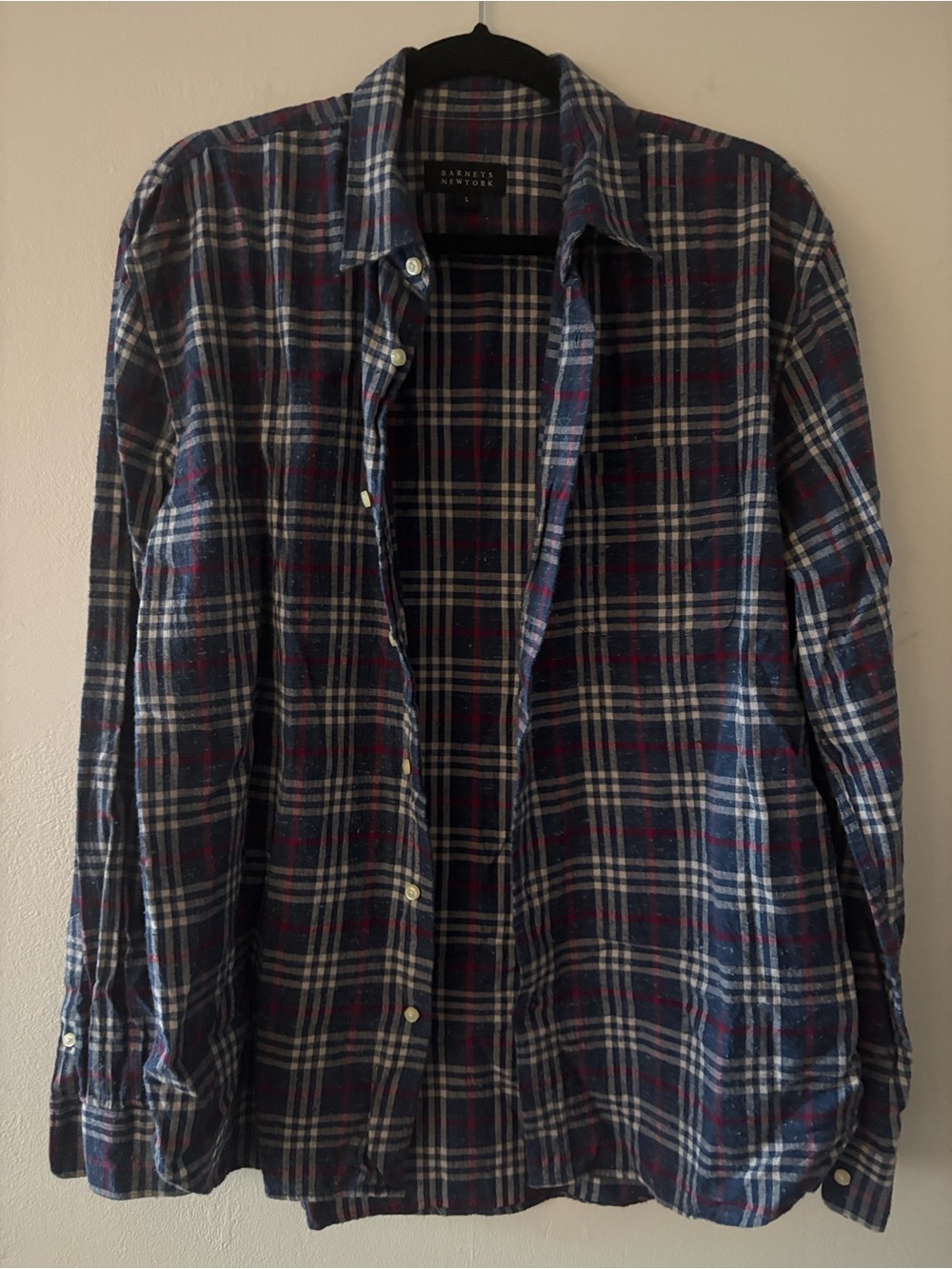 Vintage Plaid Flannel from Barneys New York - Men’s L